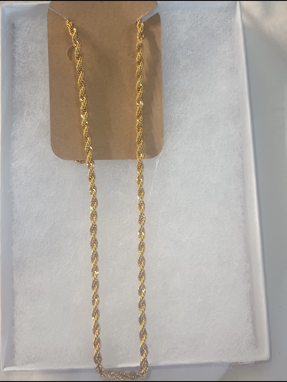 Gold Rope Chain Necklace - Women Jewelry
